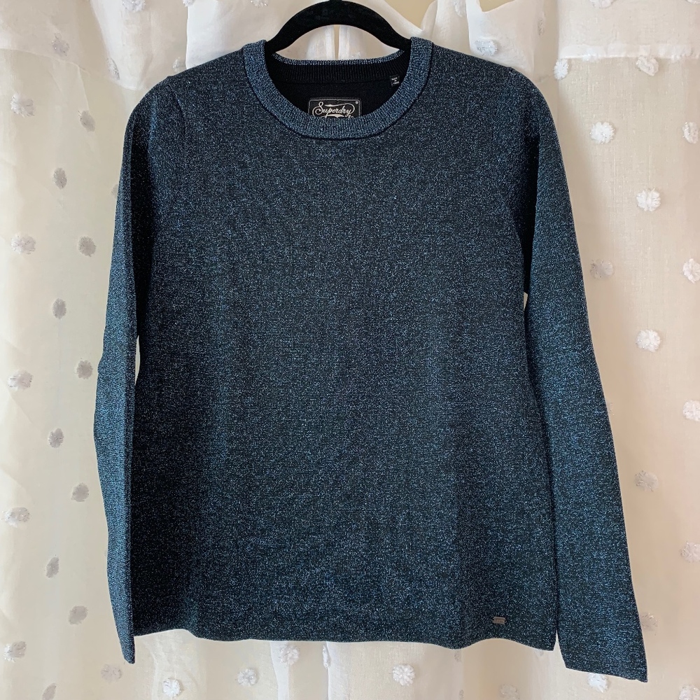 Superdry Metallic Sparkle Knit Jumper Sweater